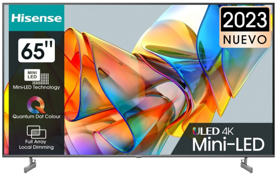 TV HISENSE 65 65U6KQ UHD MINILED ULED QLED FULLAR